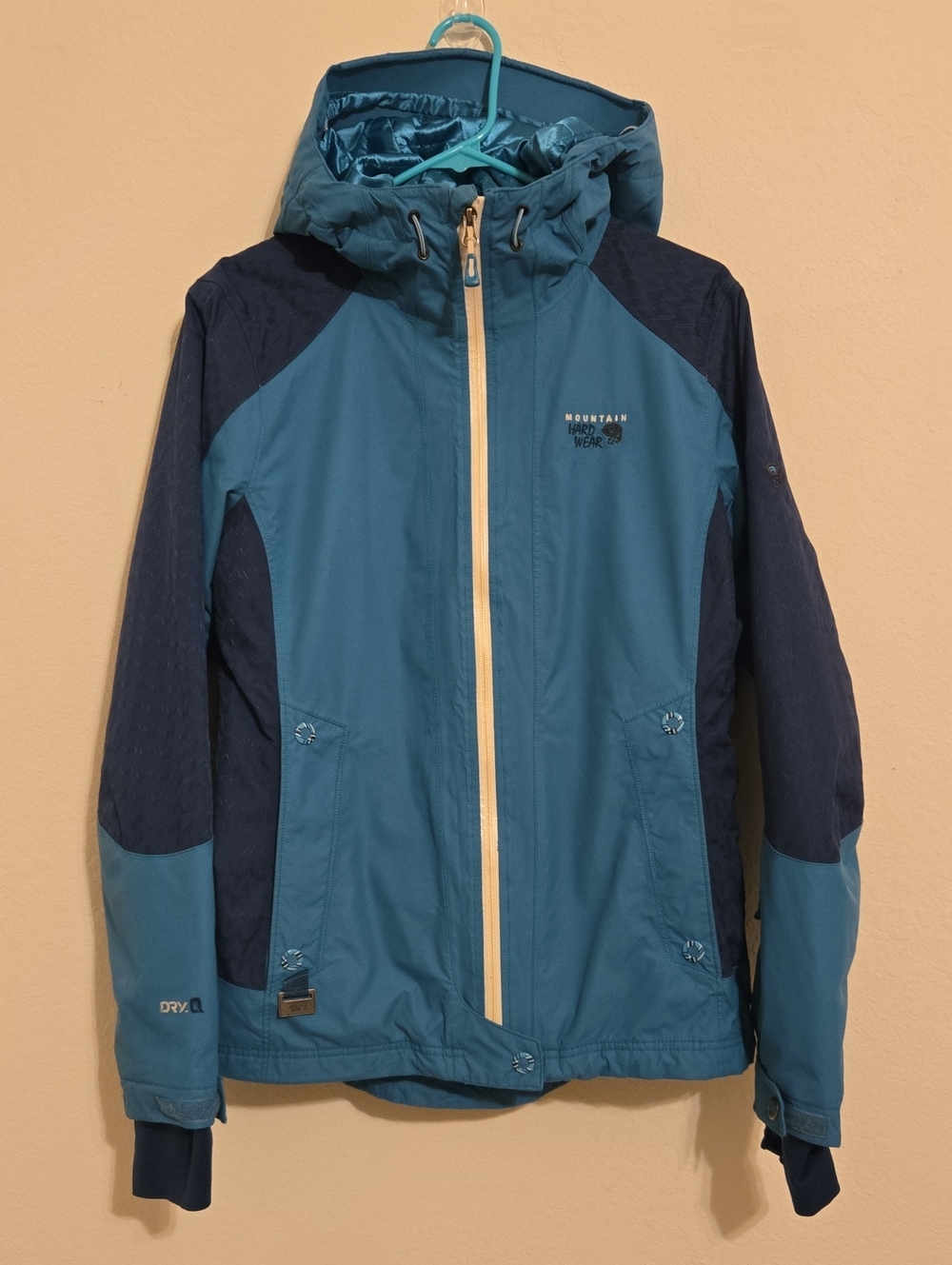 Mountain Hardwear Teal & Purple Ski Jacket - Small